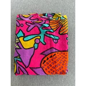 Peripherals | Colorful Vibrant Fish Abstract 100% Cotton Scarf Made in Indi